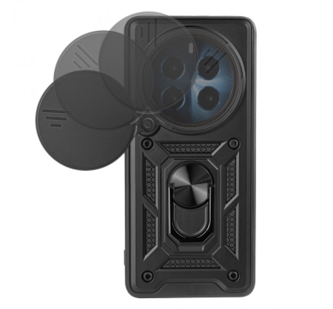 Чохол до мобільного телефона BeCover Military Realme 12 Pro 5G Black (712176)