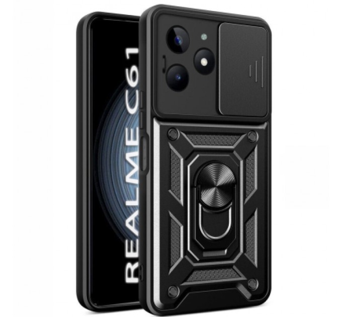 BeCover Чохол до мобільного телефона BeCover Military Realme C61 Black (712177)