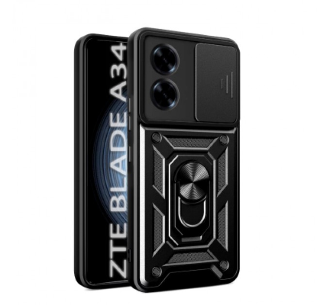 BeCover Чохол до мобільного телефона BeCover Military ZTE Blade A34 Black (712173)