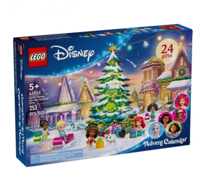 LEGO Конструктор LEGO Disney Різдвяний календар 2024 (43253)