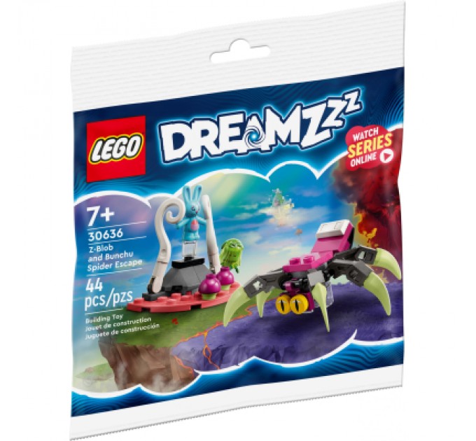 Конструктор LEGO DREAMZzz Втеча Зет-Блоб і Бунчу від павука (30636)