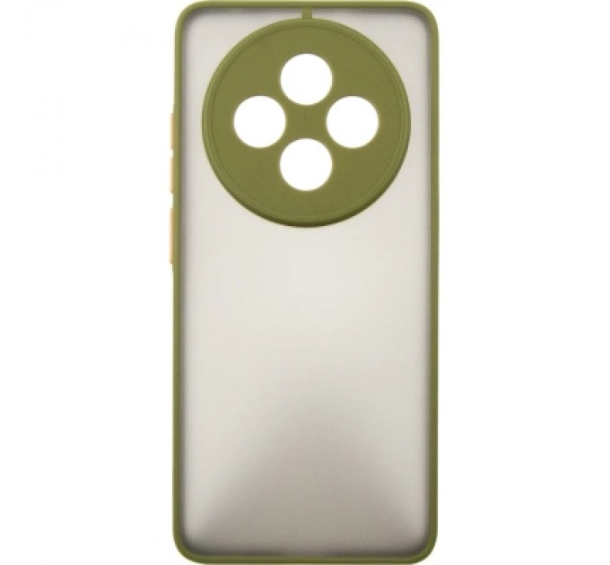 Dengos Чохол до мобільного телефона Dengos Oppo Reno 12 F/FS Matte + glass (Green) (DG-KM-110)