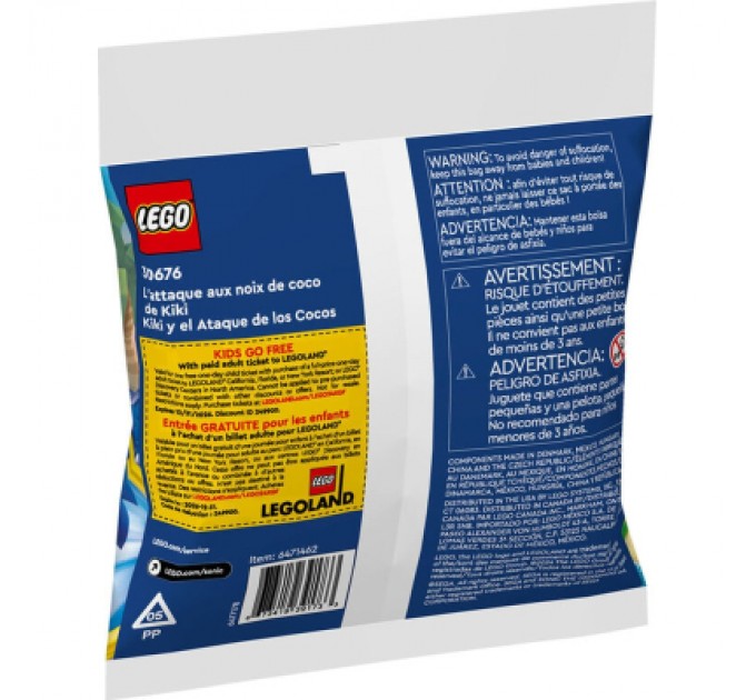 LEGO Конструктор LEGO Sonic Кокосова атака Кікі (30676)