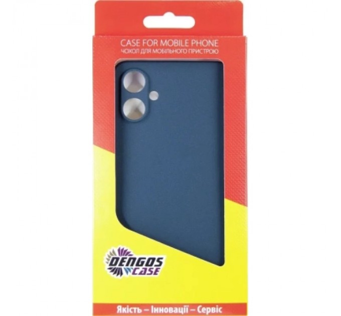 Dengos Чохол до мобільного телефона Dengos Carbon Samsung Galaxy A06 (blue) (DG-TPU-CRBN-207)