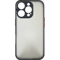 Чохол до мобільного телефона Dengos Matte iPhone 16 Pro (black) (DG-TPU-MATT-150)