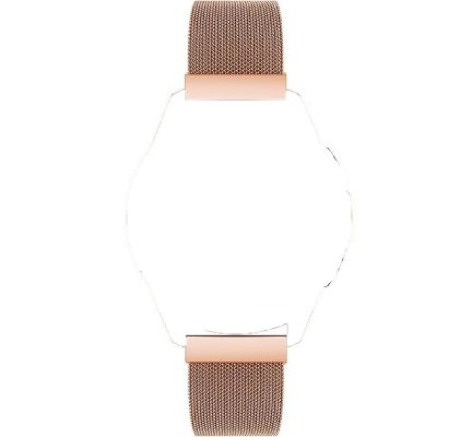 BeCover Ремінець до смарт-годинника BeCover Milanese Style для Samsung Galaxy (20mm)/Watch 5/ Watch 4.../Gear S2 Classic/Gear Sport Rose Gol (707676)