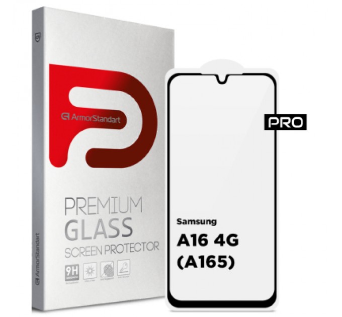 Armorstandart Скло захисне Armorstandart Pro Samsung A16 4G (A165) Black (ARM80171)
