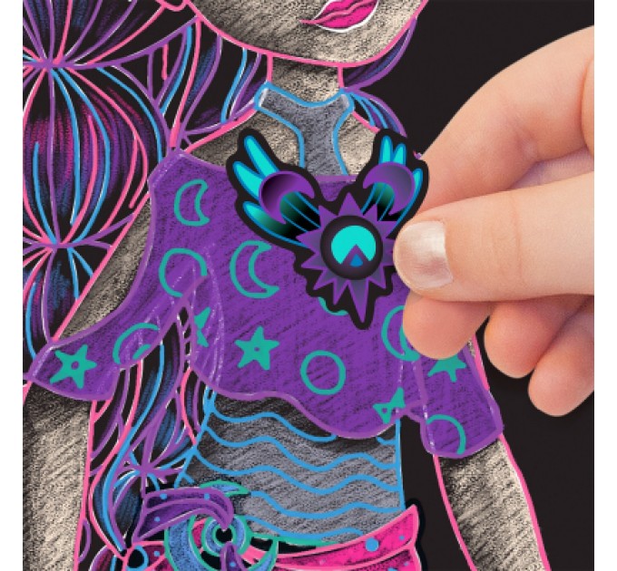 Набір для творчості Nebulous Stars Скетчбук Екліпсія Чорні аркуші (11121)