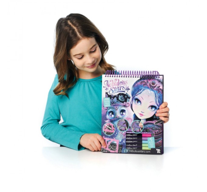 Набір для творчості Nebulous Stars Скетчбук Екліпсія Чорні аркуші (11121)