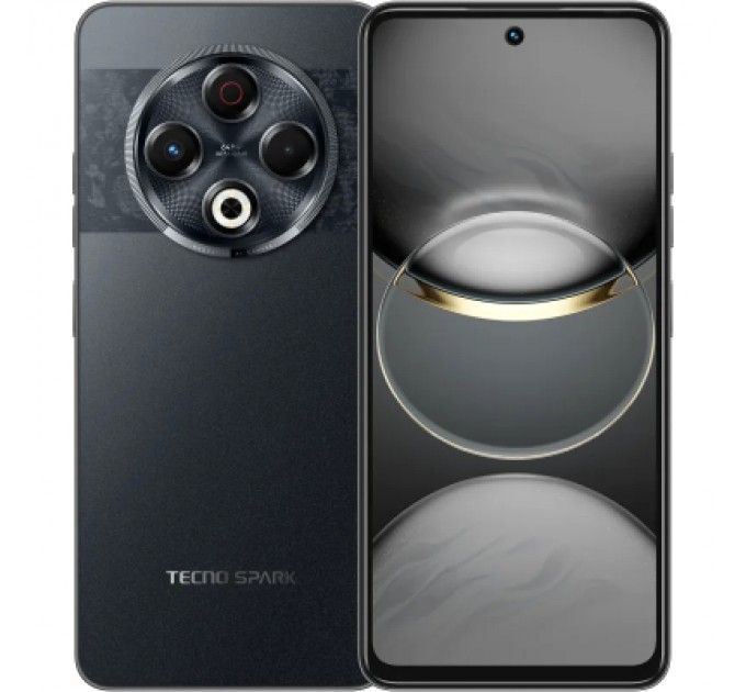 Tecno Мобільний телефон Tecno Spark 30 8/256Gb Stellar Shadow (4894947047879)