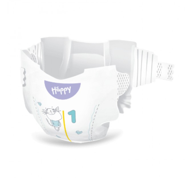 Bella Підгузки Bella Happy Soft & Delicate Newborn 2-5 кг 42 шт (5900516605339)