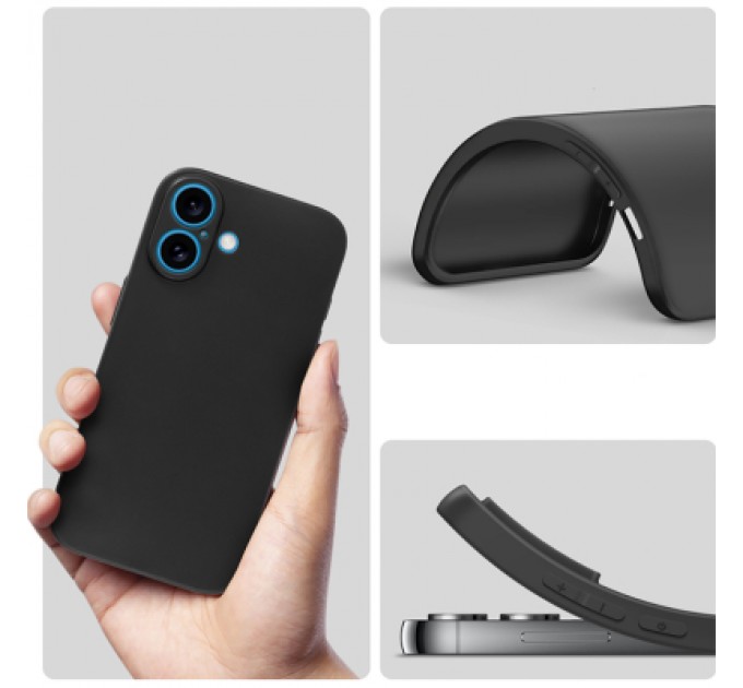 Чохол до мобільного телефона BeCover Apple iPhone 16 Plus Black (712276)