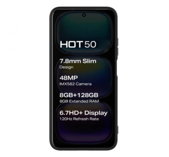 Чохол до мобільного телефона BeCover Infinix Hot 50 (X6720) Black (712282)