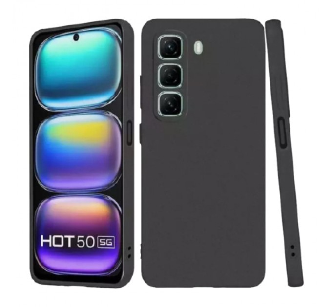 Чохол до мобільного телефона BeCover Infinix Hot 50 (X6720) Black (712282)