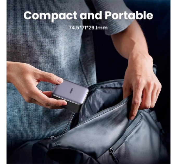 Ugreen Зарядний пристрій Ugreen 4xUSB 65W (2хUSB-C+2xUSB-A) Gan CD327 (90747)