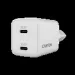 Canyon Зарядний пристрій Canyon CU35CC GaN 35W 2xPD EU White (CNS-CUW35CC)