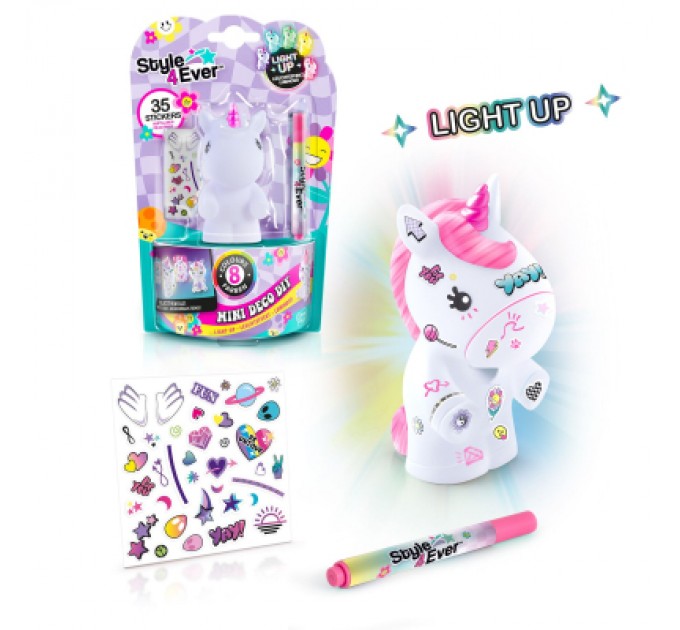 Canal Toys Набір для творчості Canal Toys Style 4 Ever Мій улюбленець Єдиноріг Блискітка S (OFG267/1)