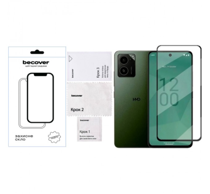 Скло захисне BeCover HMD Pulse Pro Black (712487)