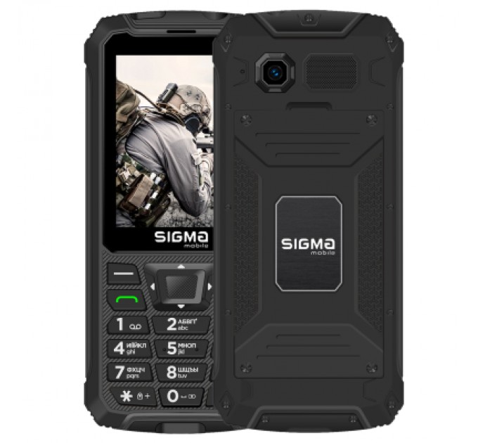 Sigma Мобільний телефон Sigma X-treme PR68 Type-C Black (4827798122419)