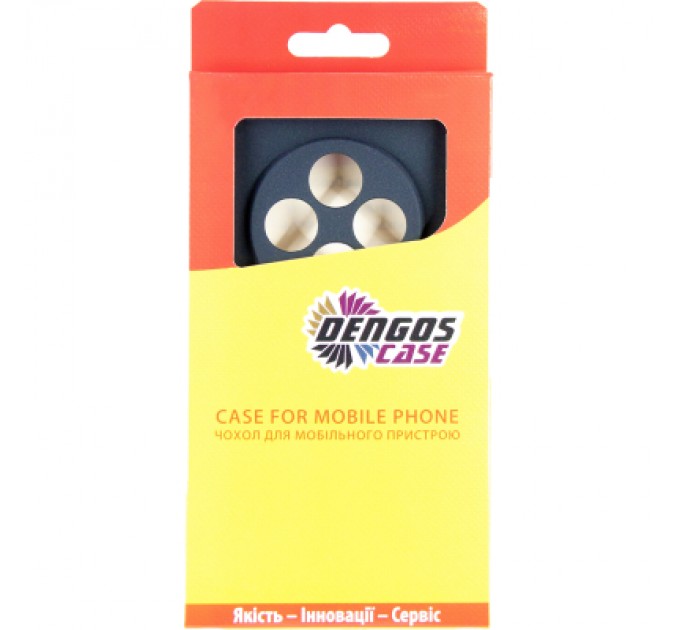 Dengos Чохол до мобільного телефона Dengos Xiaomi Redmi 14C Carbon + glass (Blue) (DG-KM-120)