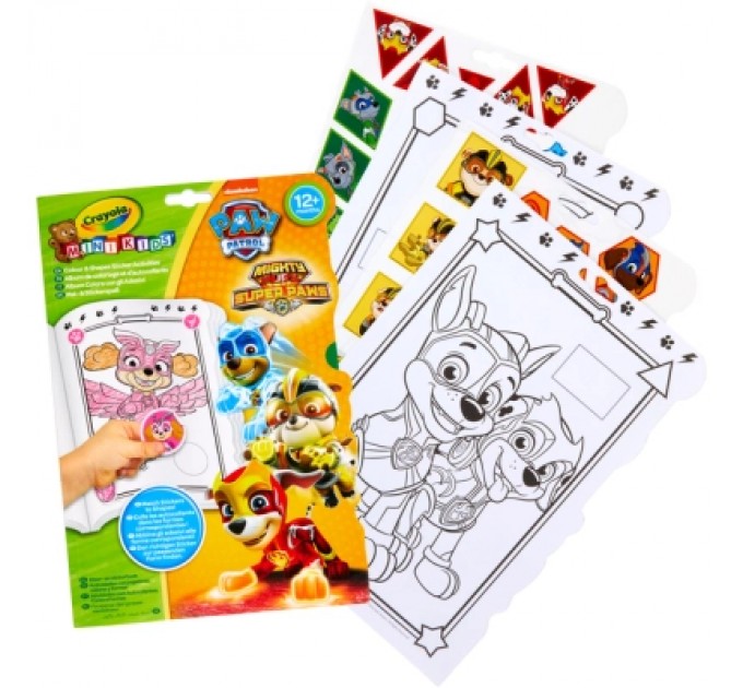Canal Toys Набір для творчості Canal Toys Mini Kids Розмальовка Paw Patrol 32 сторінки та 4 сторінки наліпки (81-1373)