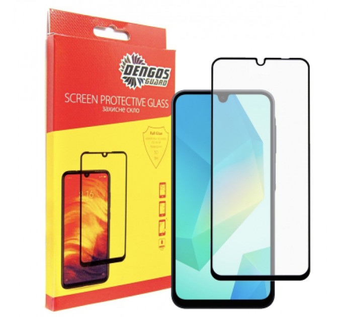 Dengos Скло захисне Dengos Full Glue Samsung Galaxy A16 5G (black) (TGFG-378)