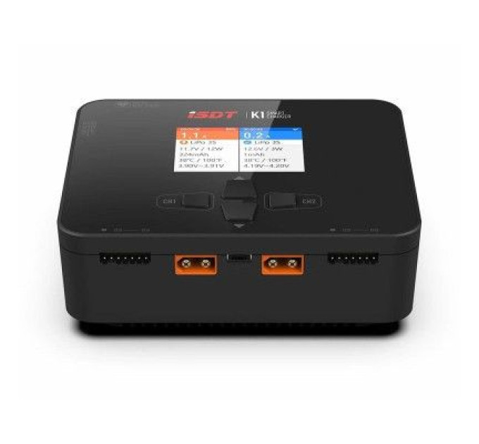 iSDT Зарядний пристрій для дрона iSDT K1, 1-6S AC 100W DC 2 x 250W 10A (HP015B-K1)
