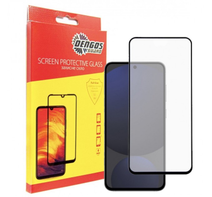 Dengos Скло захисне Dengos Full Glue Samsung Galaxy S24 FE (black) (TGFG-380)