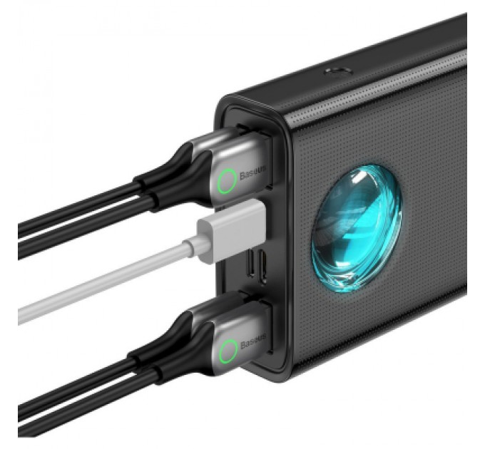 Baseus Батарея універсальна Baseus Amblight Digital Quick 30000mAh 65W, Black (PPLG00101)