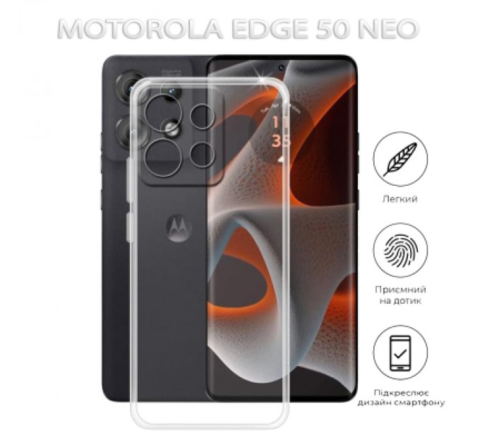 BeCover Чохол до мобільного телефона BeCover Motorola Edge 50 Neo Transparancy (712745)