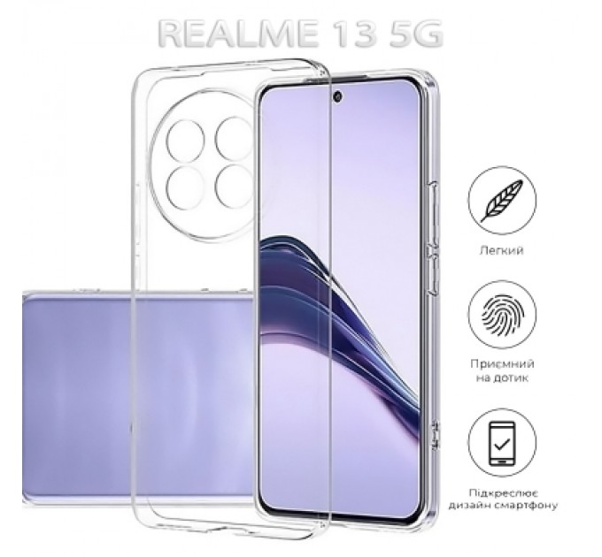 BeCover Чохол до мобільного телефона BeCover Realme 13 5G Transparancy (712764)