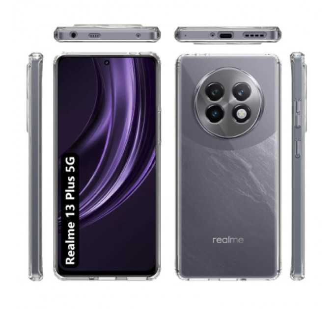BeCover Чохол до мобільного телефона BeCover Realme 13 Plus 5G Transparancy (712766)