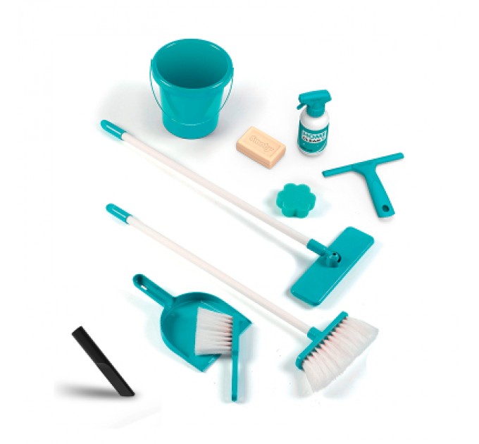 Smoby Ігровий набір Smoby Вiзок для прибирания з ручним пилососом Ровента та аксесуари (330319)