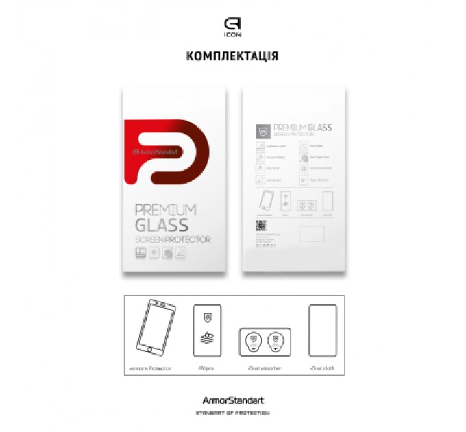 Armorstandart Скло захисне Armorstandart Icon Xiaomi Redmi Note 14 5G Black (ARM83174)