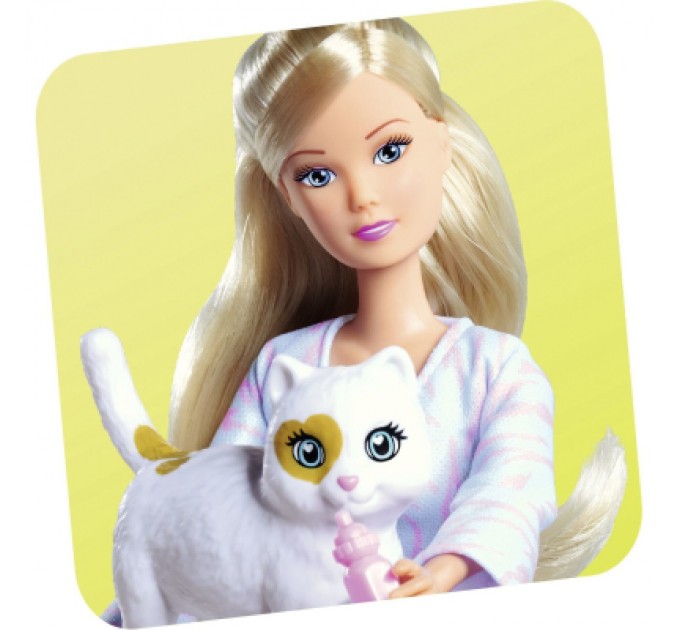 Simba Лялька Simba набір Штеффі Вагітна кішка з 2 котенятами та аксесуарами (5733651)