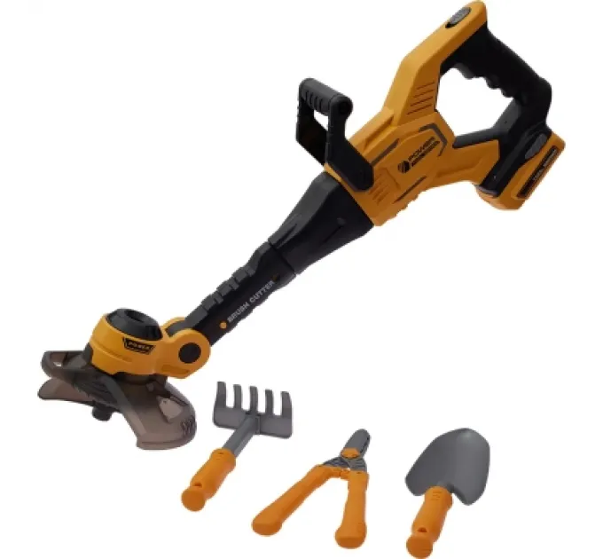 Otamanko Ігровий набір Otamanko мотокоса на батарейках жовта (T019)