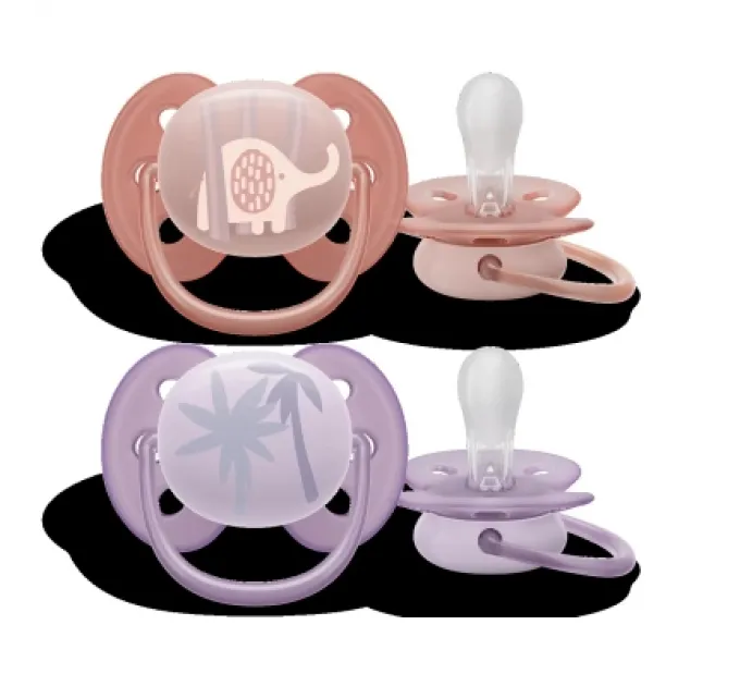 Philips AVENT Пустушка Philips AVENT Ultra Soft ультрам'яка 0-6 міс. 2 шт (SCF091/09)