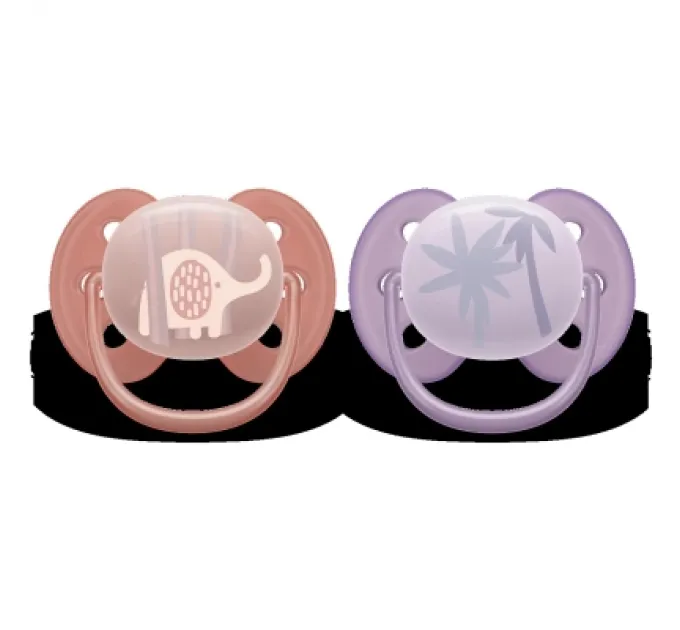 Philips AVENT Пустушка Philips AVENT Ultra Soft ультрам'яка 0-6 міс. 2 шт (SCF091/09)
