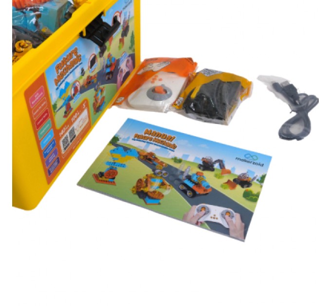 Makerzoid Конструктор Makerzoid Big Bloks - Future Mechanic (Механік май (MKZ-OBK-EC)