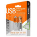 ColorWay Акумулятор ColorWay AAA USB-micro 400 mAh * 2 (CW-UBAAA-01)