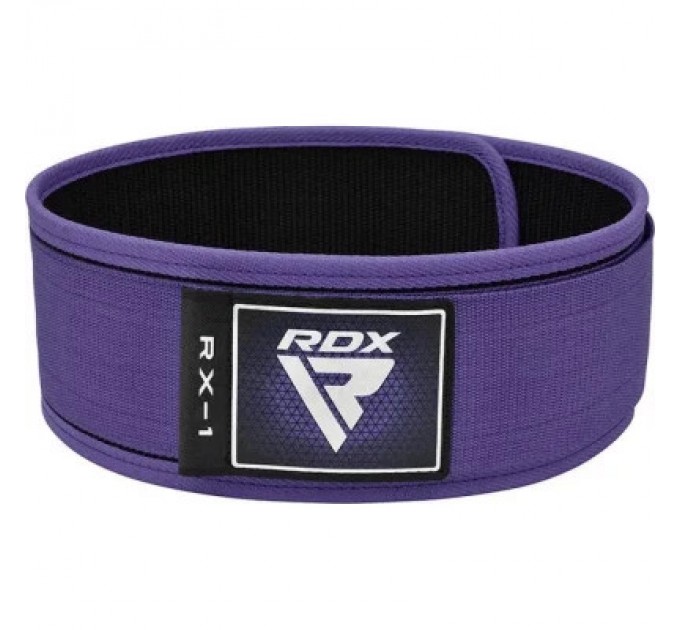 RDX Атлетичний пояс RDX RX1 Weight Lifting Belt Purple S (WBS-RX1PR-S)
