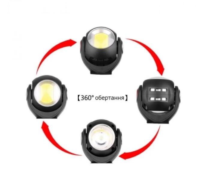 Ліхтар Quantum worklight Transformer 5W LED+COB з USB (QM-FL2020)