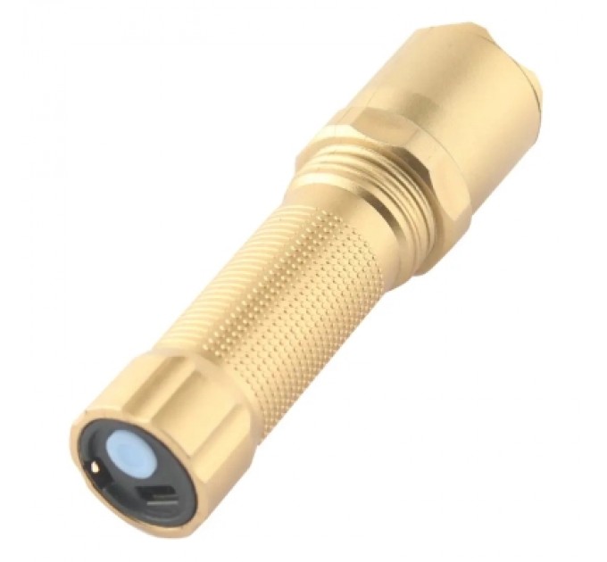Ліхтар Quantum Minik gold 3W LED з USB (QM-FL1044)