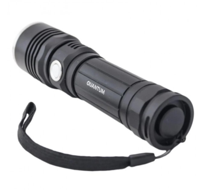 Ліхтар Quantum Solid-H 10W LED з USB-C + Li-ion21700/4000mAh (QM-FL1020-21700/4000-PB)