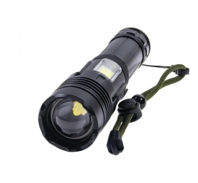 Ліхтар Quantum Perfect 5WLED zoom+3WCOB з функ Power Bank Li-ion26650/4500mAh (QM-FL1035-СB)