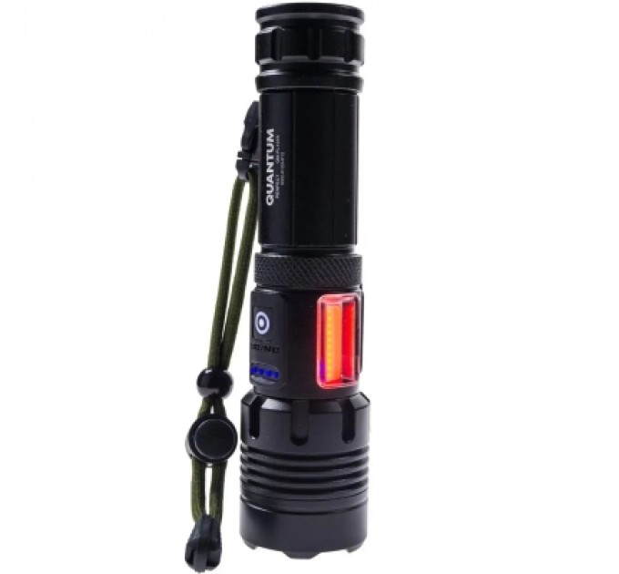 Ліхтар Quantum Perfect 5WLED zoom+3WCOB з функ Power Bank Li-ion26650/4500mAh (QM-FL1035-СB)