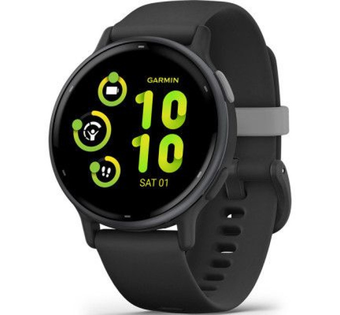Garmin Смарт-годинник Garmin vivoactive 5, Black/Slate, GPS (010-02862-10)