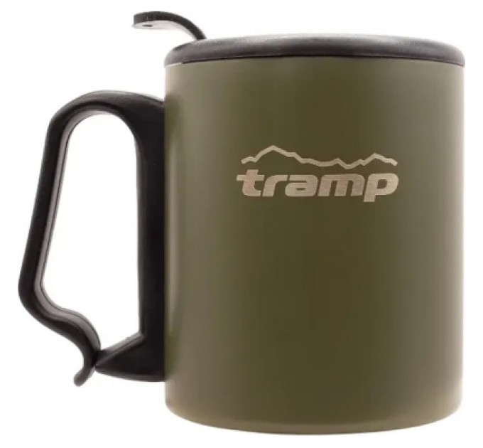 Tramp Чашка туристична Tramp з поїлкою і защіпкою 350 мл Olive (UTRC-020-olive)