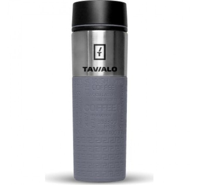 Tavialo Термокружка Tavialo + 2 ущільнювальних кільця 420 мл Сірий (190420110)