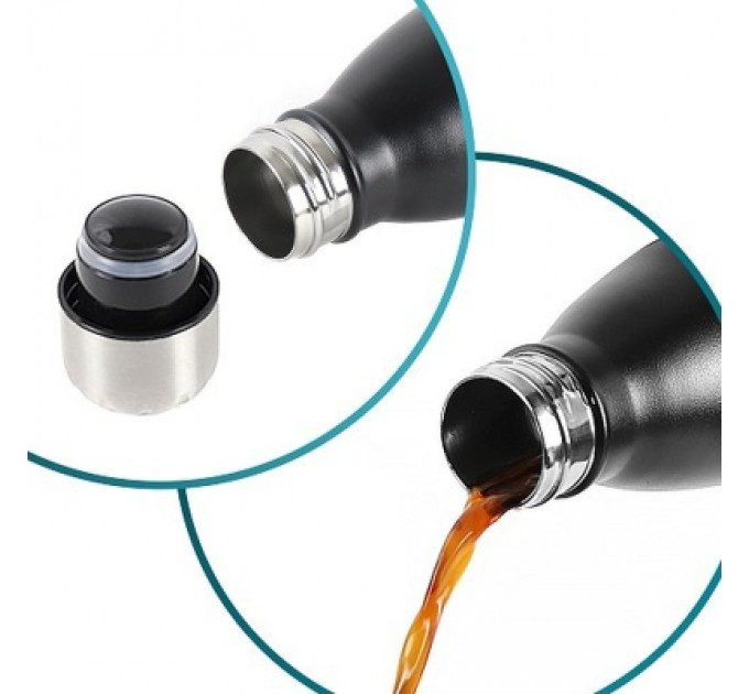 Tavialo Термокружка Tavialo 500 мл матовий чорний колір (191500101)